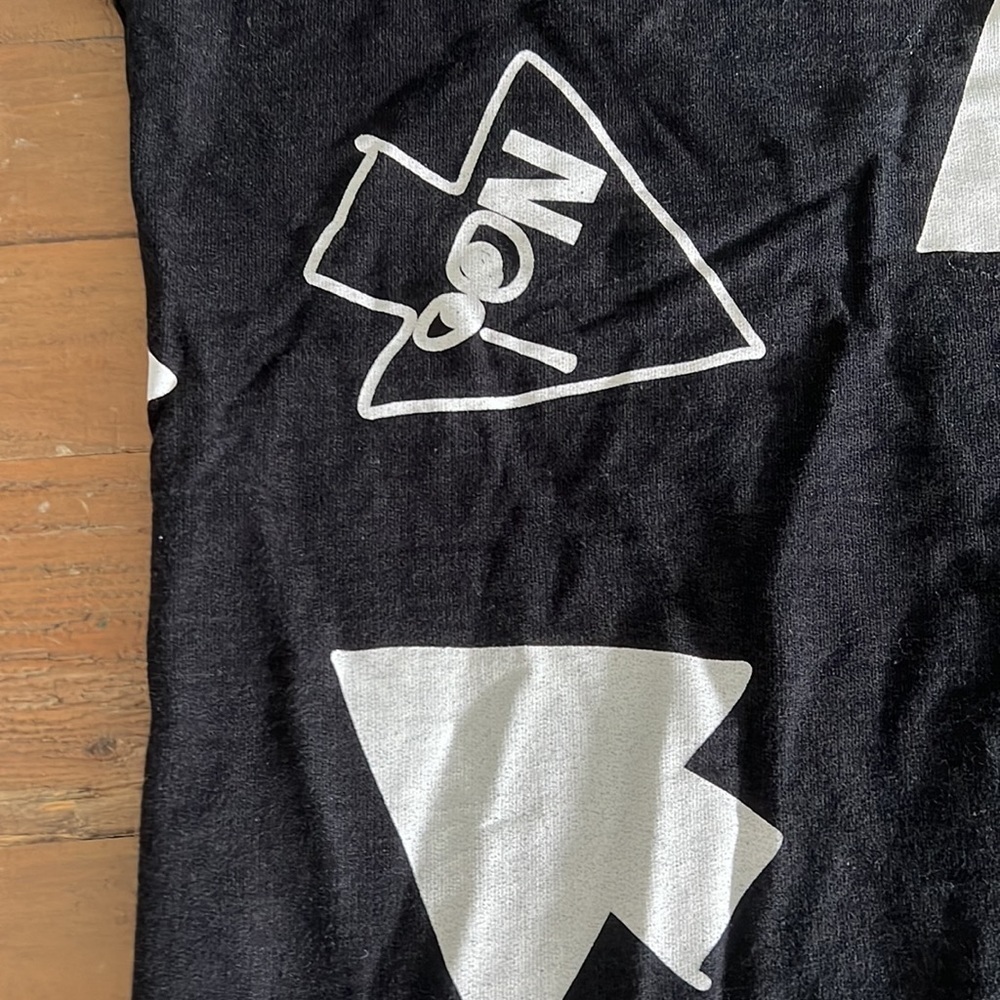 Loud apparel black and white arrow sweatshirt dress - Picture 2 of 5